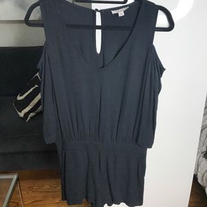 Cold shoulder romper
