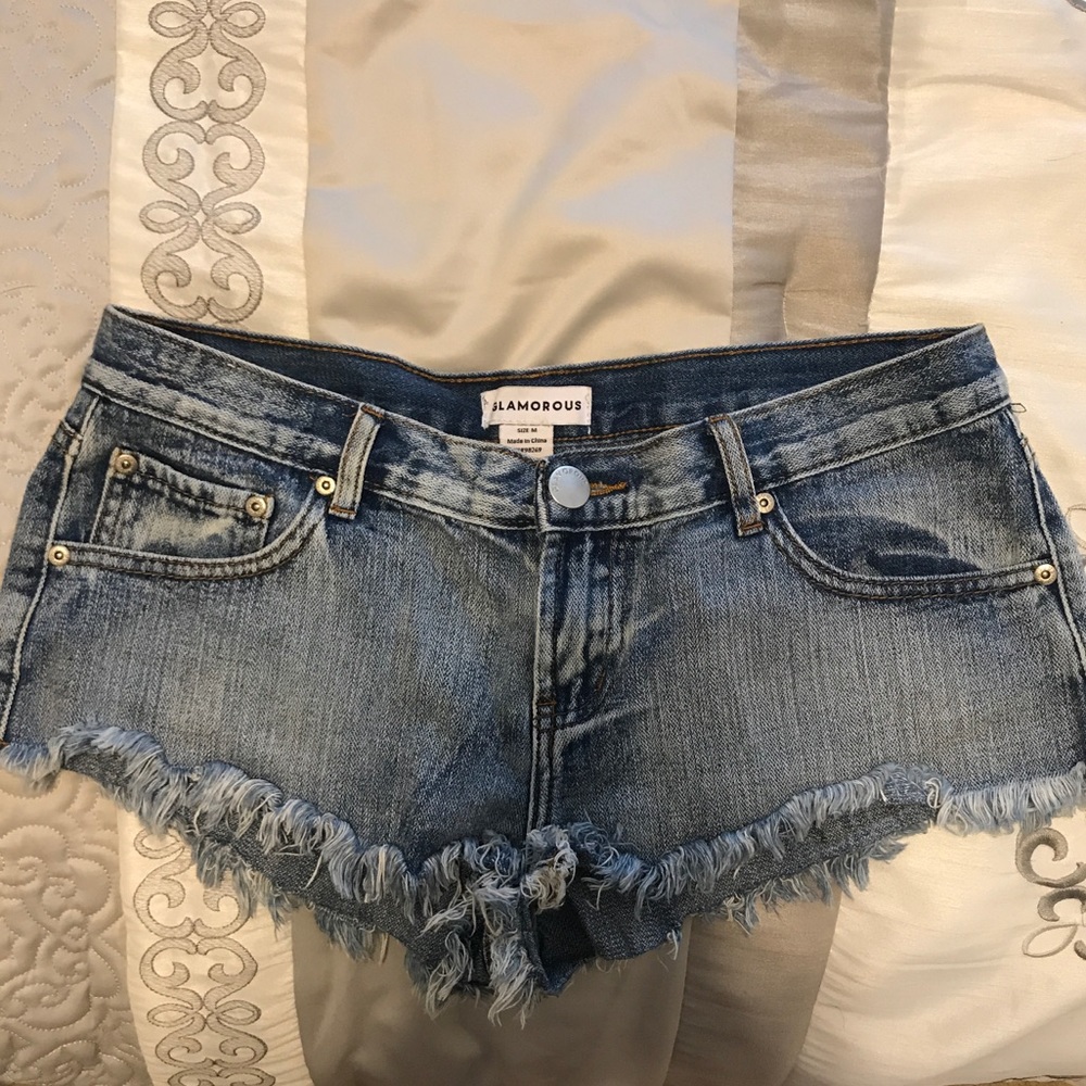 GLAMOROUS denim short cutoff shorts