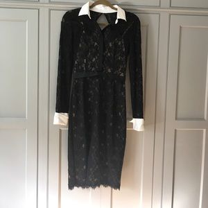 BCBG Maxazria Black Lace Dress size 2
