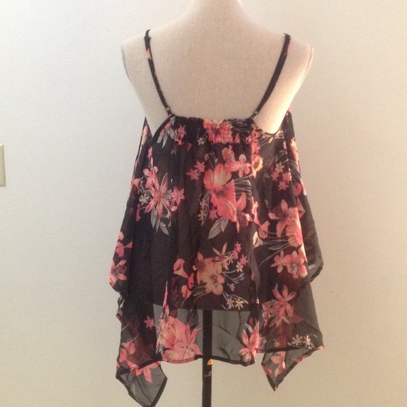 Sheer floral top - Picture 3 of 4