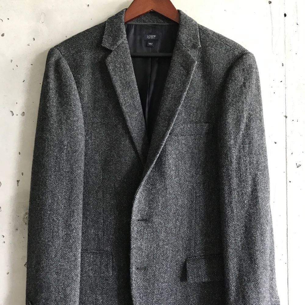 J.Crew Men's Ludlow Blazer in Herringbone Tweed