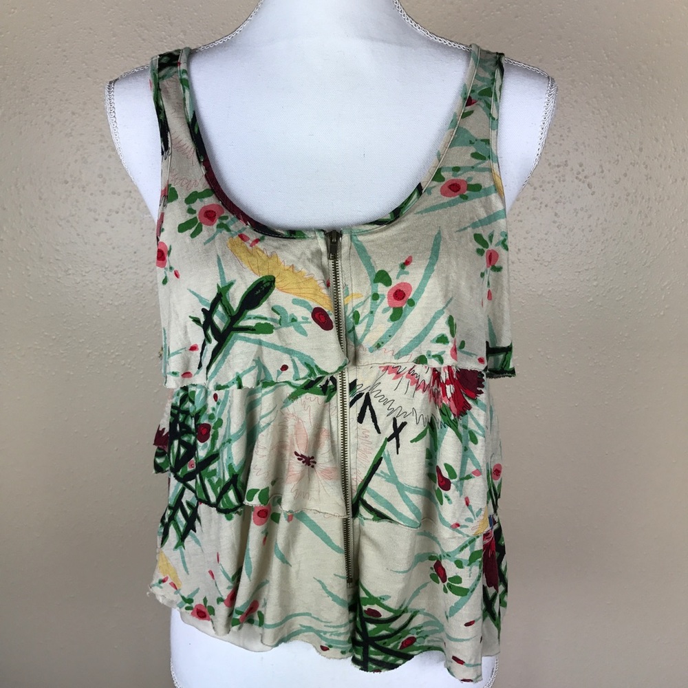 Urban Outfitters Pins and Needles Floral Tank S - Picture 2 of 7