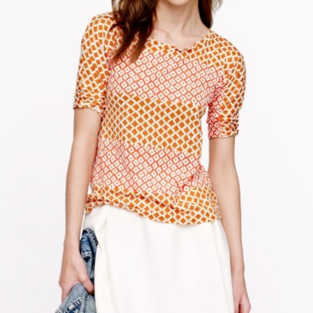 J Crew Boho Stripe Top