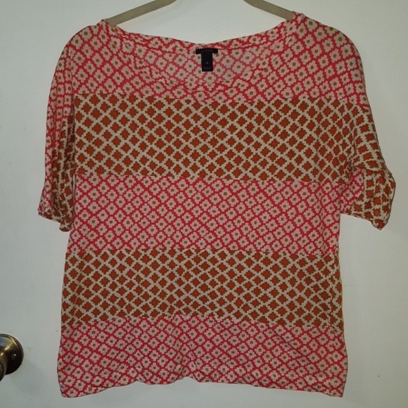 J Crew Boho Stripe Top - Picture 3 of 7