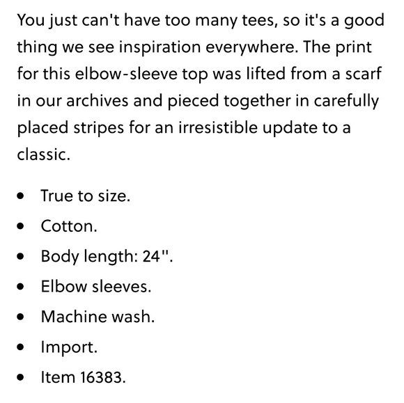 J Crew Boho Stripe Top - Picture 7 of 7