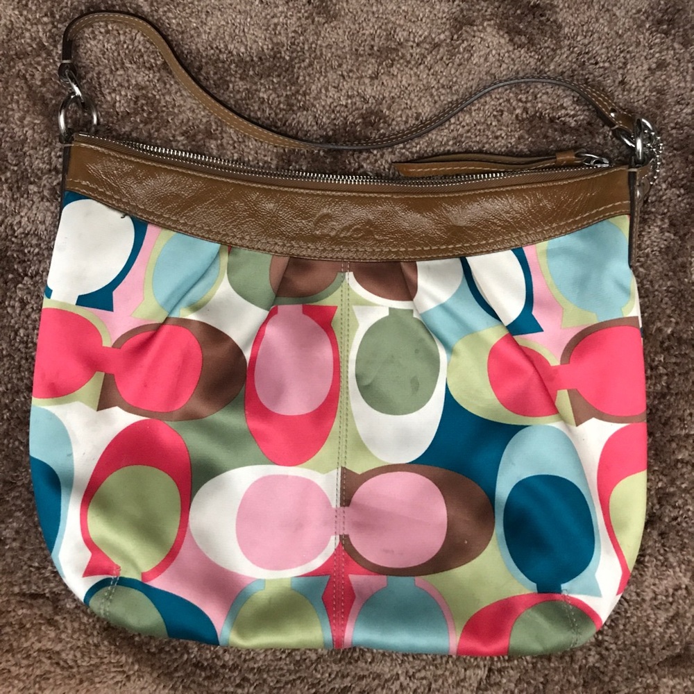 Multi Color Coach Bag