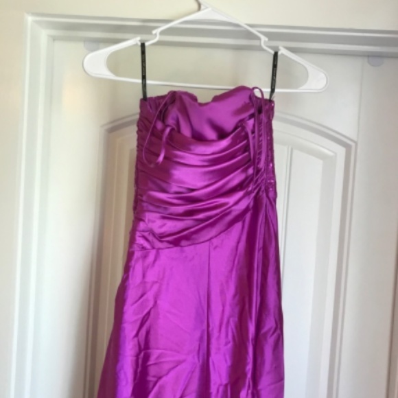 Jessica McClintock Strapless Rose Formal Dress - Picture 8 of 8