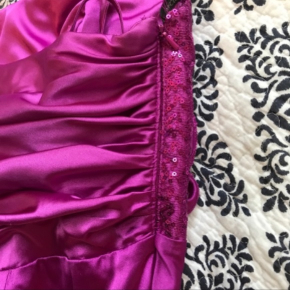 Jessica McClintock Strapless Rose Formal Dress - Picture 3 of 8