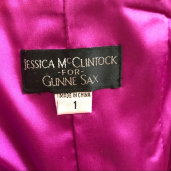 Jessica McClintock Strapless Rose Formal Dress - Picture 6 of 8
