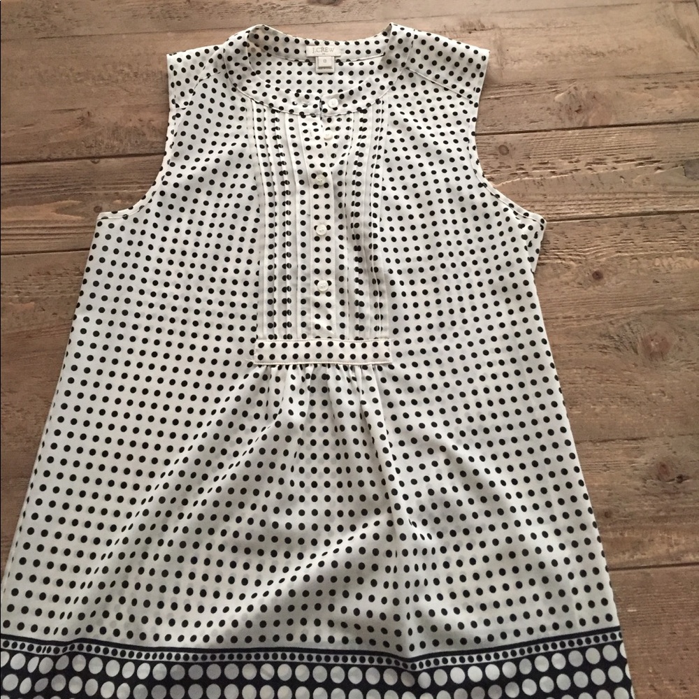 Jcrew sleeveless blouse