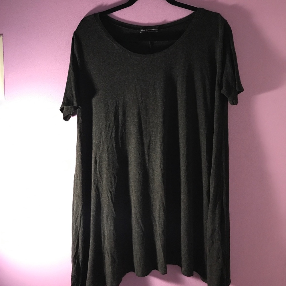 FLOWY CHARCOAL DRESS