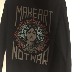 Make Art Not War Hoodie
