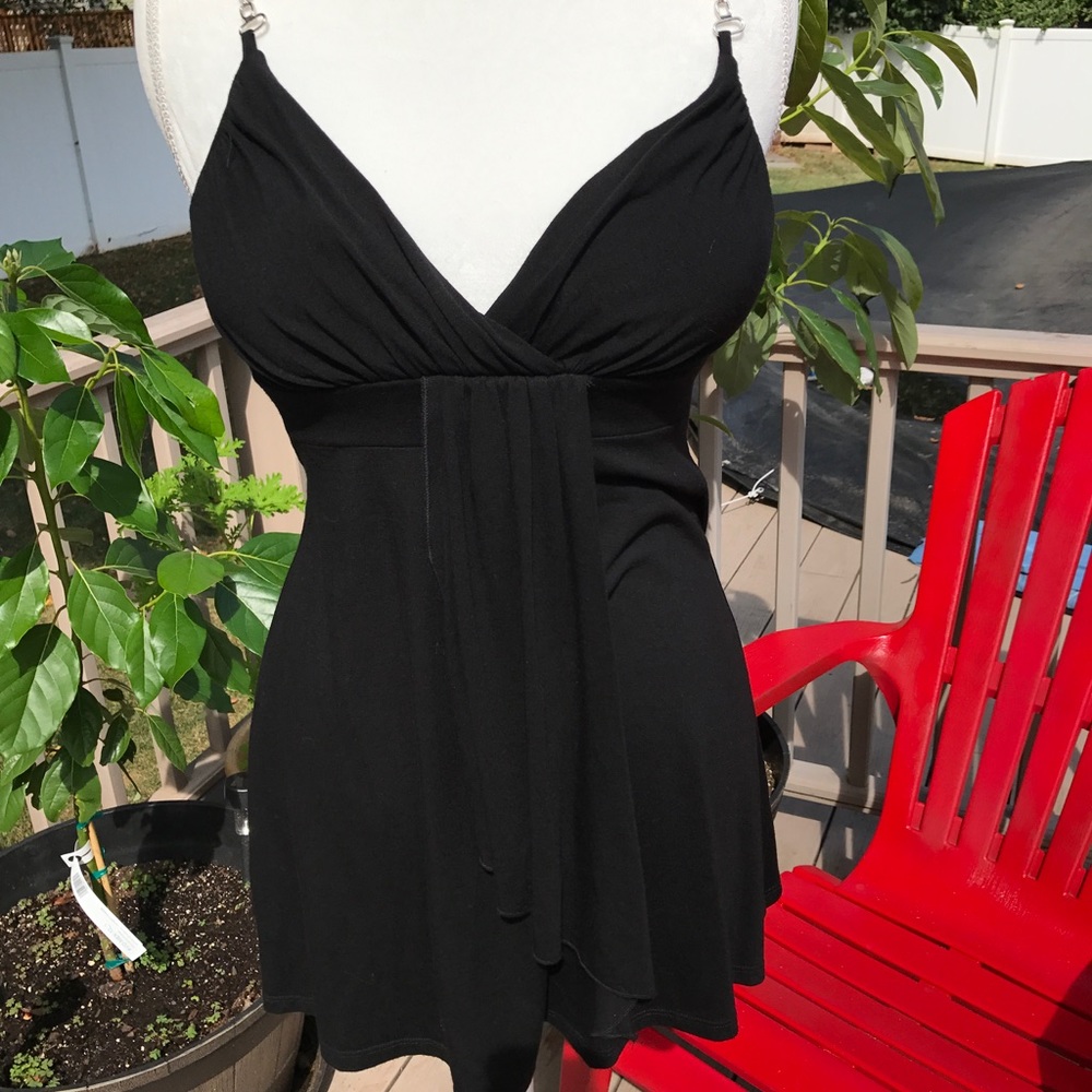 Black Shirt Size M with Metal Straps