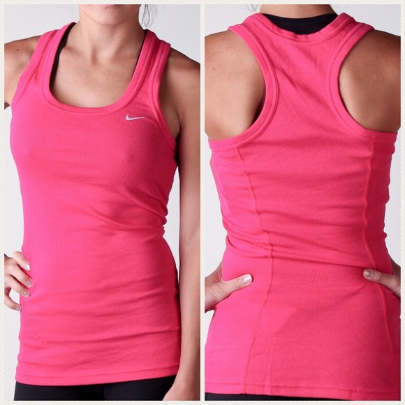 Nike Tops - Nike Tight Fit Dri-Fit Racer Back Workout Tank Top