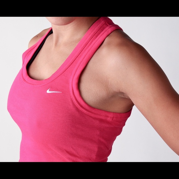 Nike Tight Fit Dri-Fit Racer Back Workout Tank Top - Picture 2 of 5