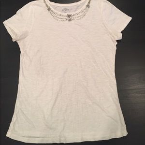 Ann Taylor LOFT Tee w/bling