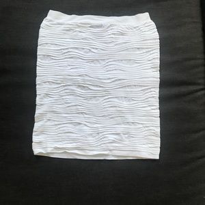 White skirt
