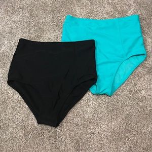 Old Navy XS high waisted swim bottoms