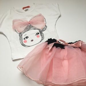 Shirt and skirt set!