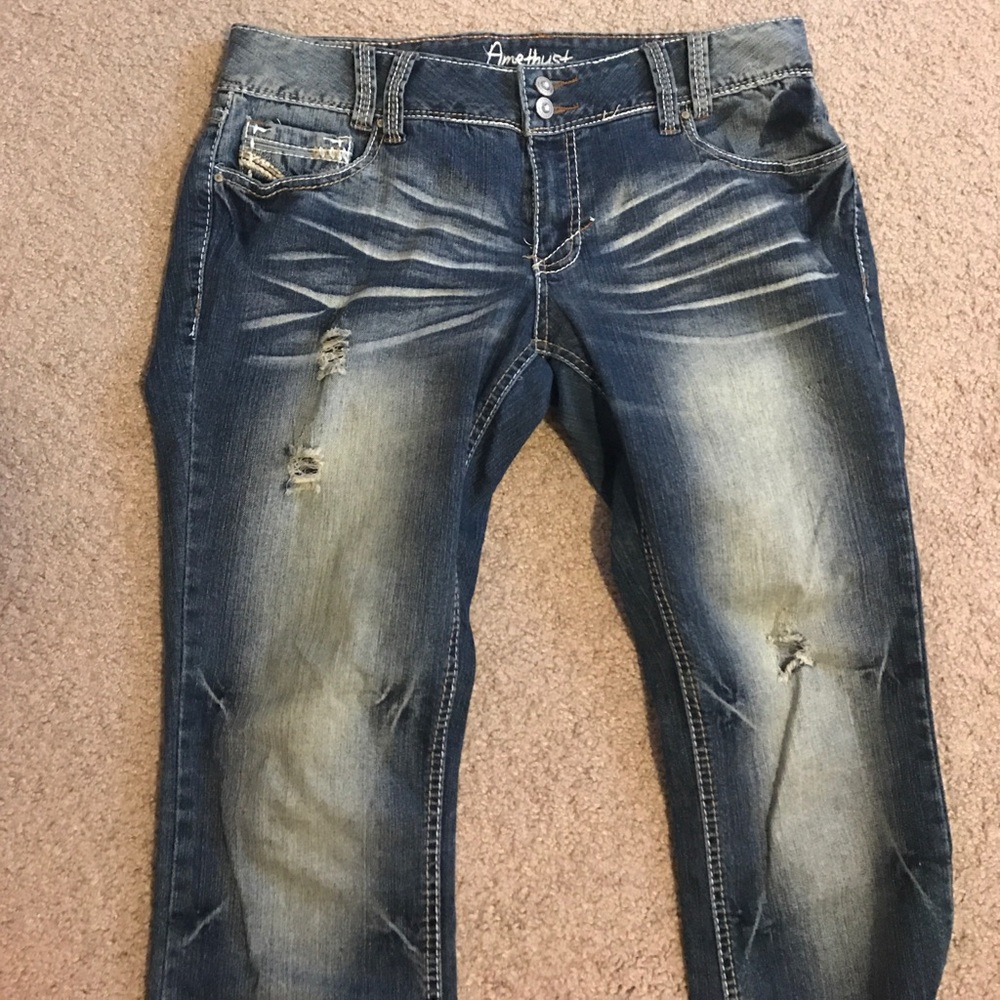 Light wash jeans