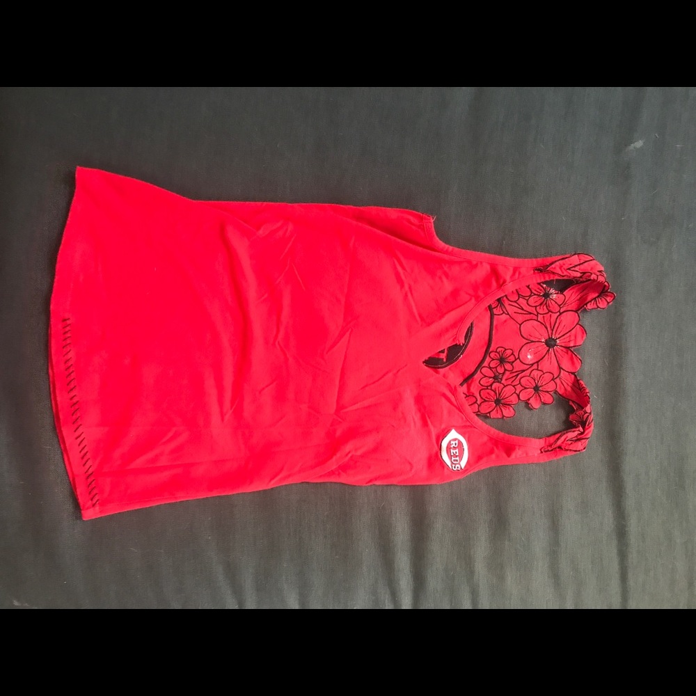Cincinnati Reds Floral Tank