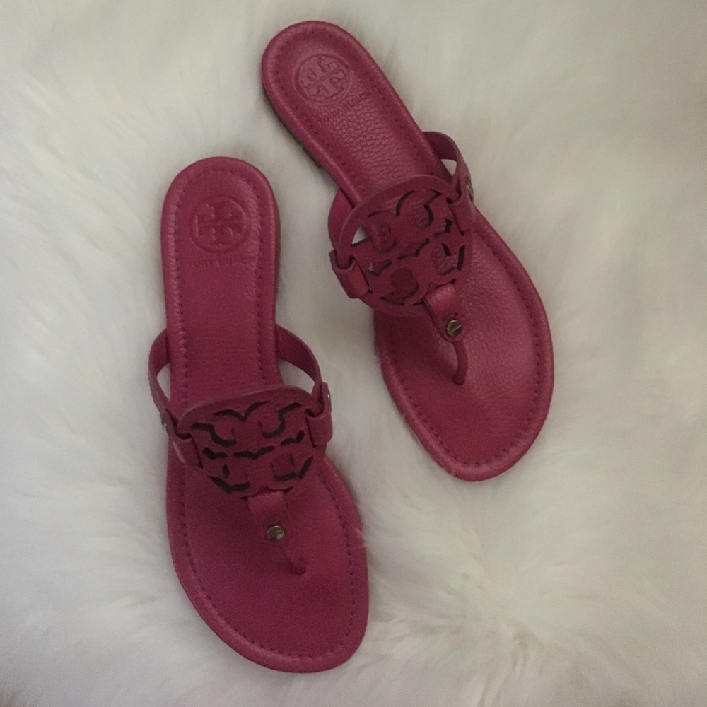 Tory Burch Miller Sandals - Pink - Size 8