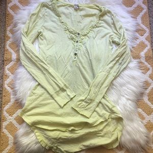 Free People Tops - we the free neon yellow asymmetrical shirt size L Free People Tops - we the free neon yellow asymmetrical shirt size L