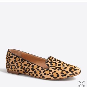 Cora leopard calf hair loafer