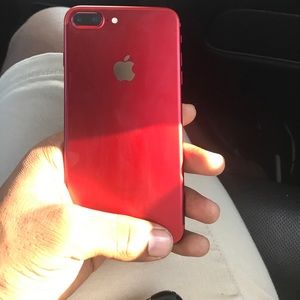 iPhone red unlocked 126GB 7 (Plus)