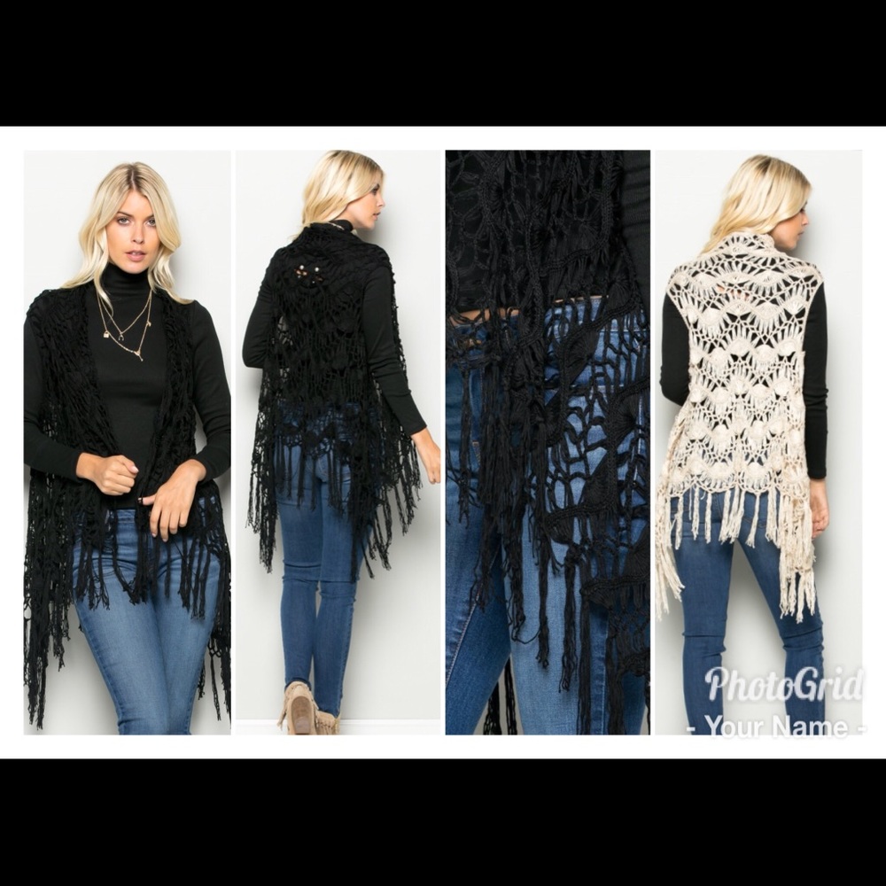 JUST 2 LEFT! KNITTED TASTLE BOTTOM VEST