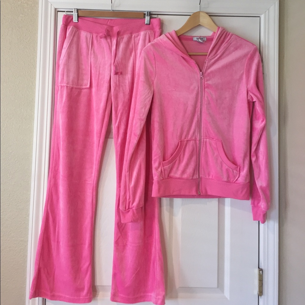 Pink Jogger Suit Set