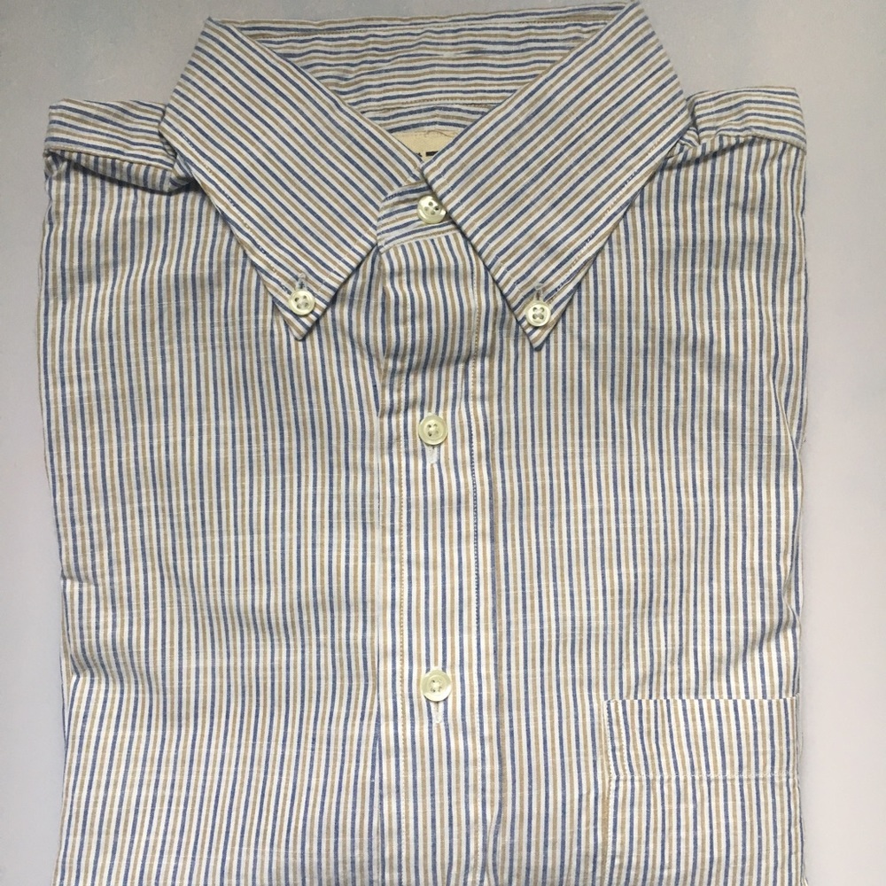 Blue & Yellow Seersucker Stripe