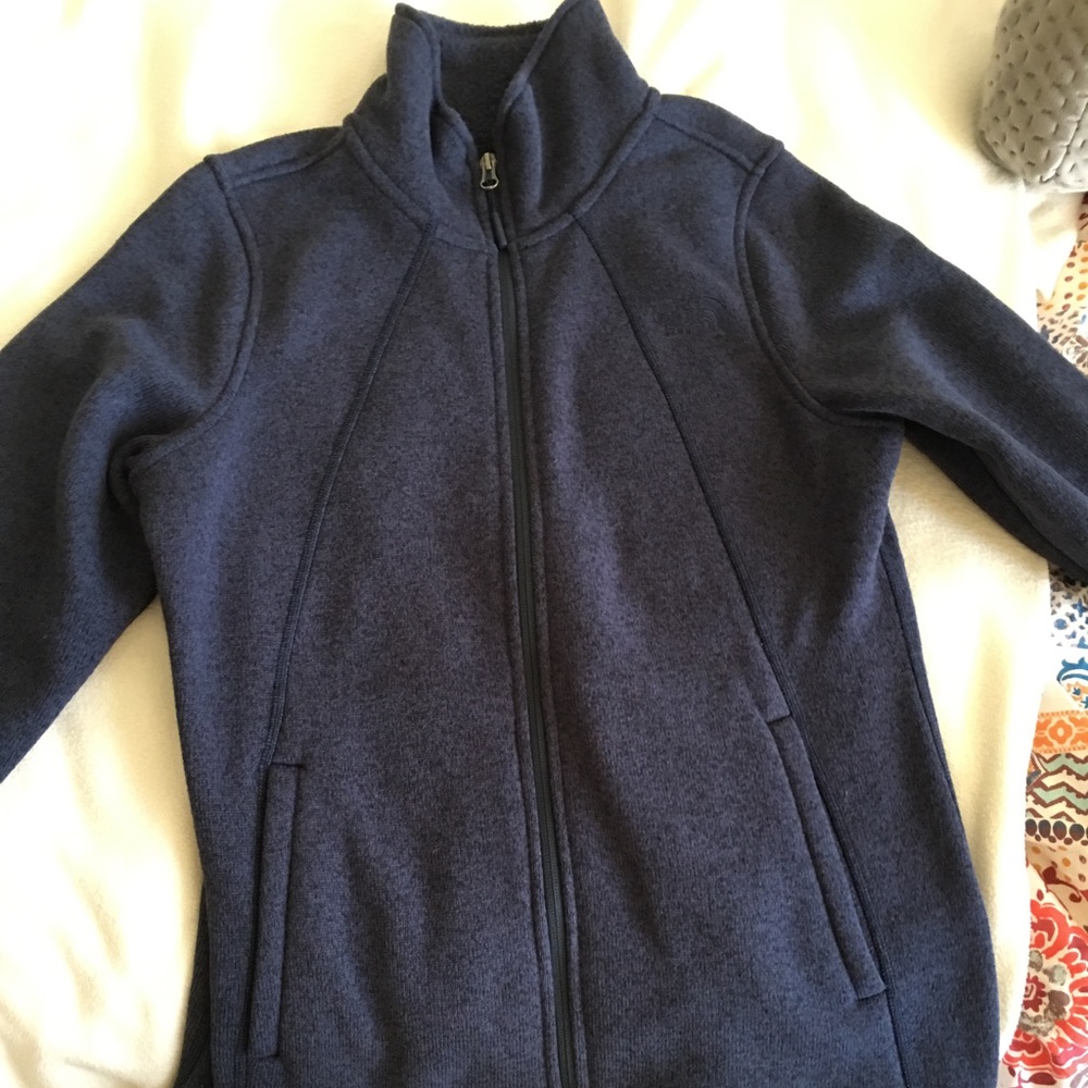 North Face zip up fleece