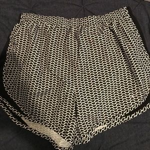 Nike Black/White Patterned Shorts