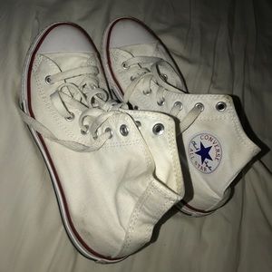 white high top converse