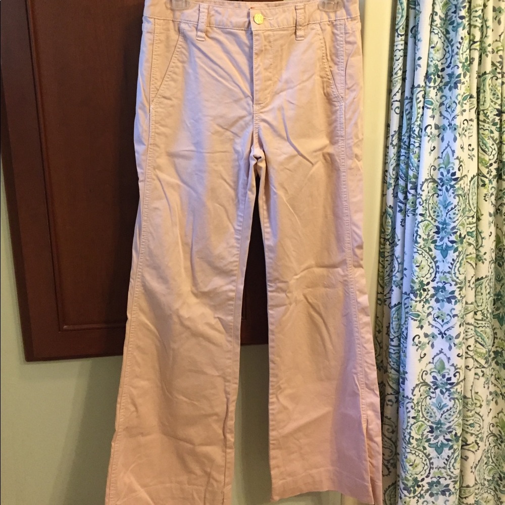 Tory Burch Blush High Waist Flare Pant