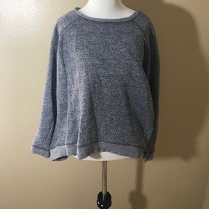 Long sleeve loose fitting sweater