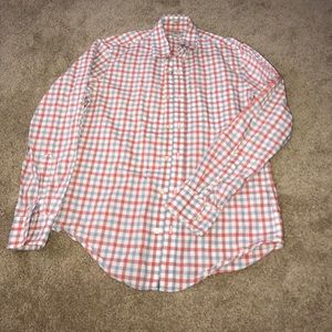 J. Crew Mens Medium Slim Fit Dress Shirt Checkered