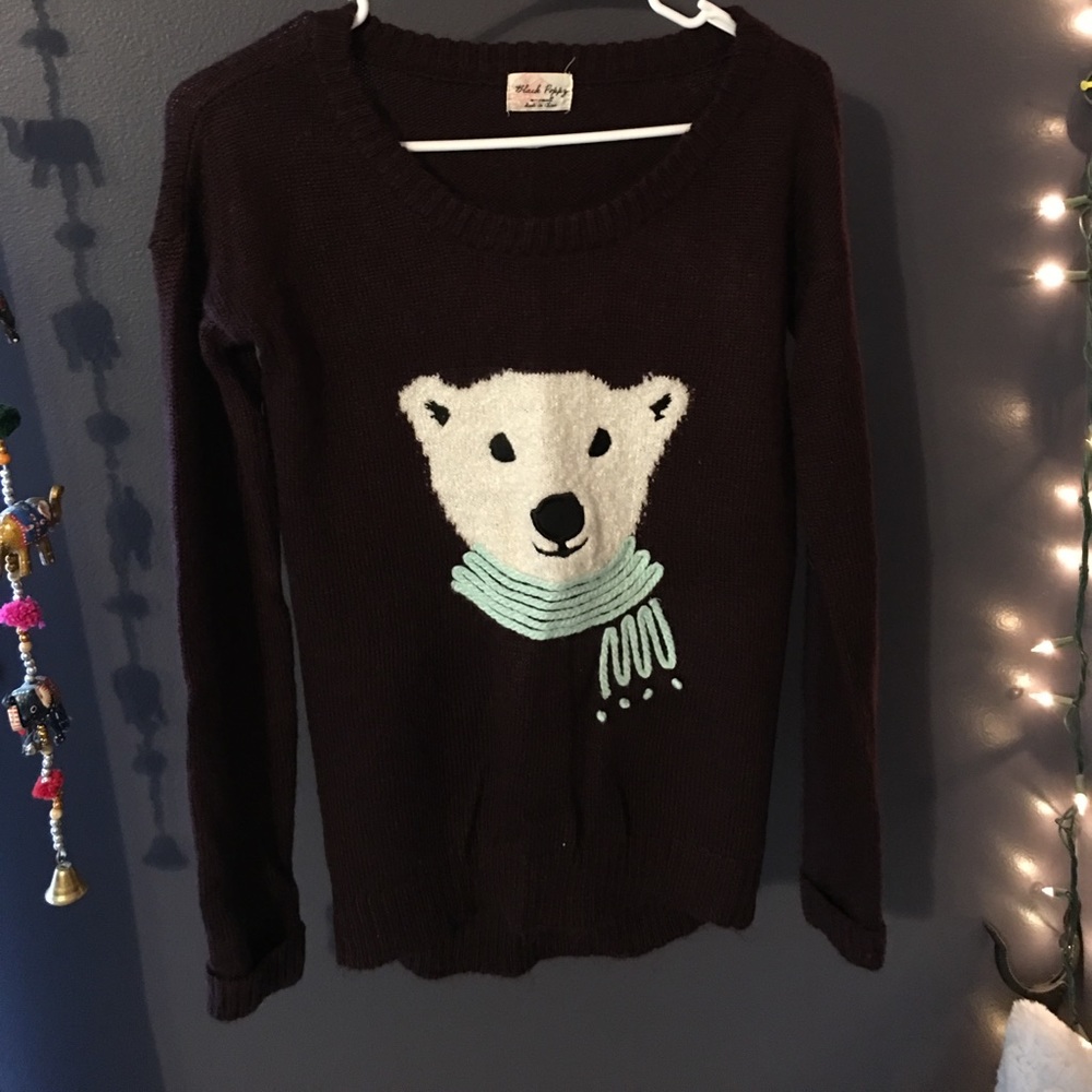 Polar bear winter sweater