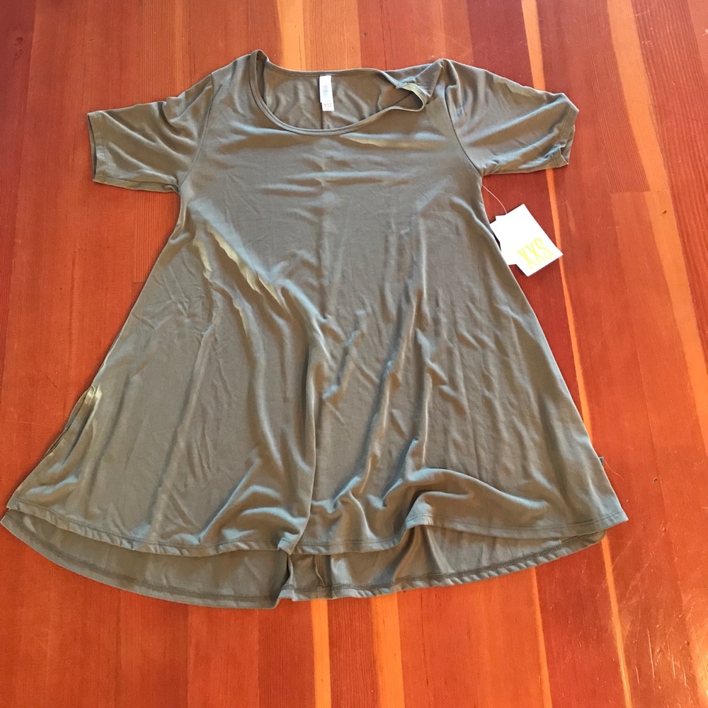 Lularoe XXS perfect T Olive green
