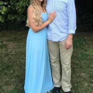 Bill Levkoff Capri bridesmaid dress