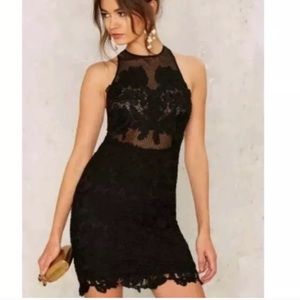 New with Tags Hit the Rose Lace Dress