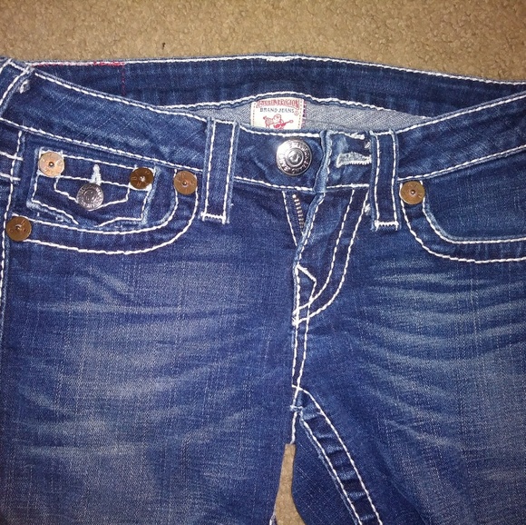 Womens Size 25 True Religion Jeans - Picture 2 of 4