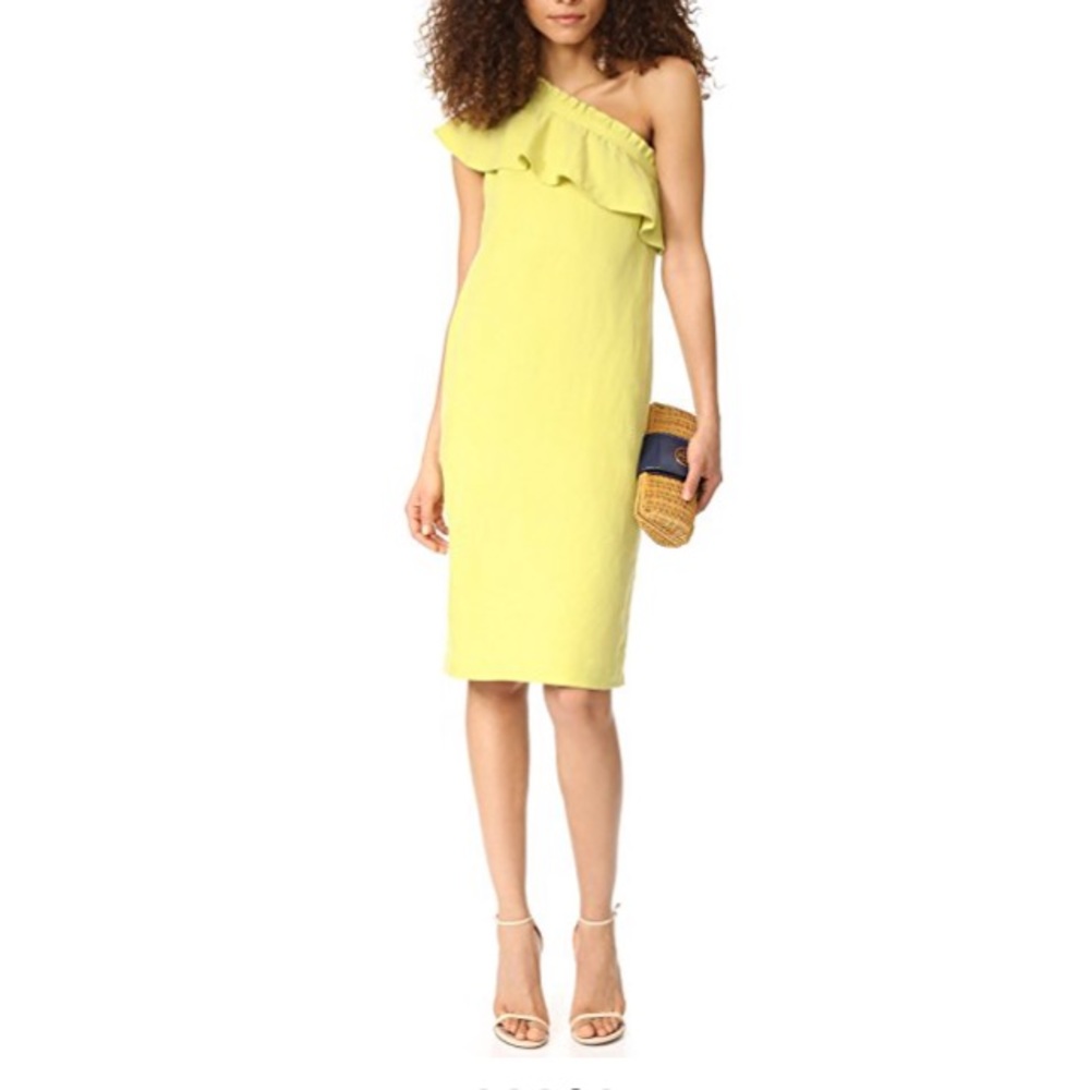 Apiece Apart Reina One Arm Ruffle Dress