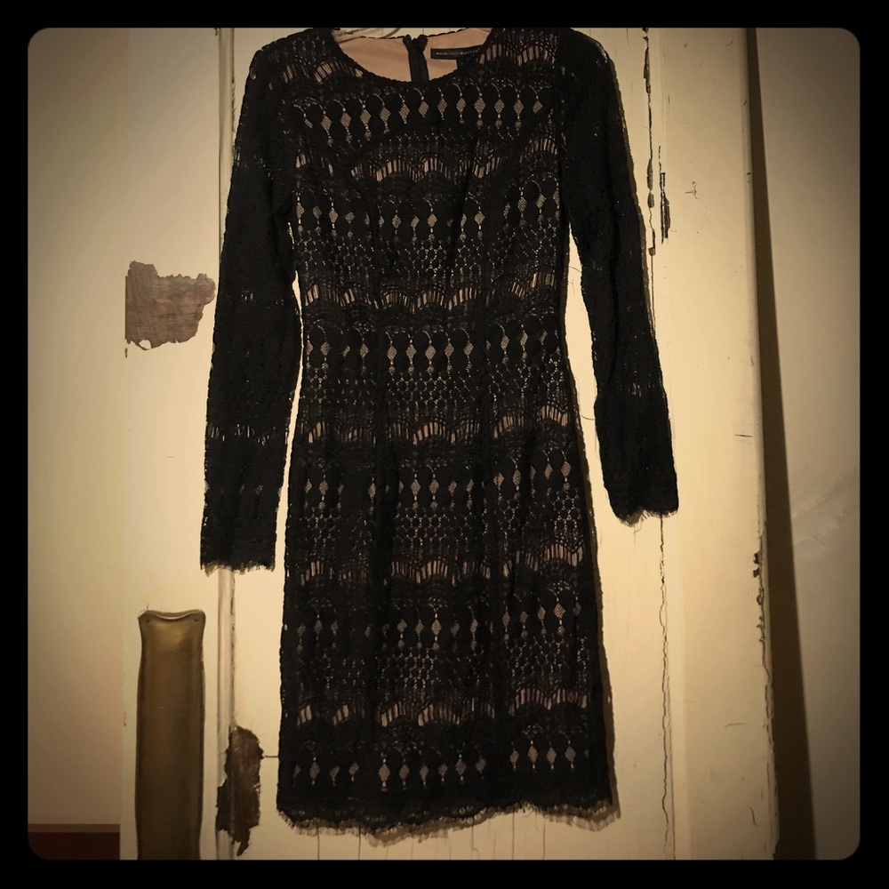 White House black market black dress