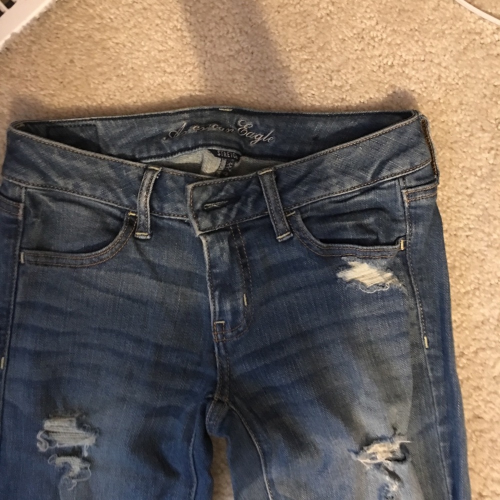 Dark wash skinny jean