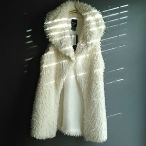 Faux fur vest