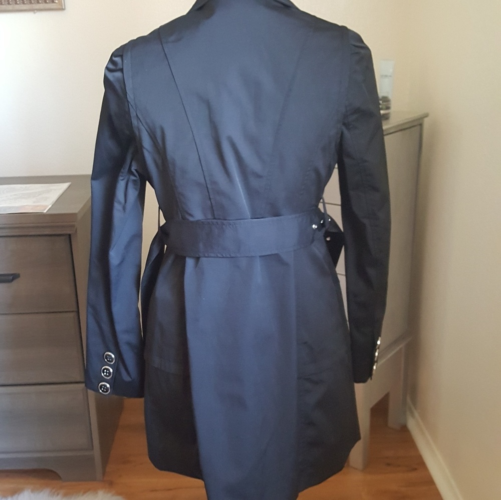 New York & Company black trench coat - Picture 3 of 8