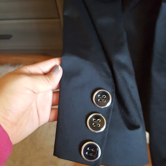 New York & Company black trench coat - Picture 4 of 8