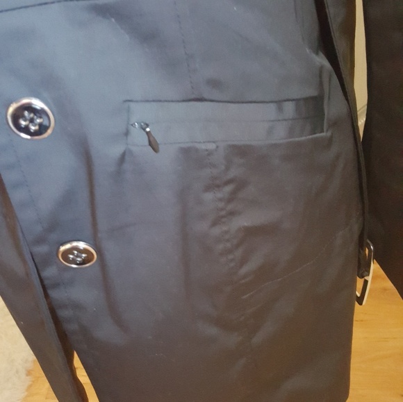 New York & Company black trench coat - Picture 5 of 8